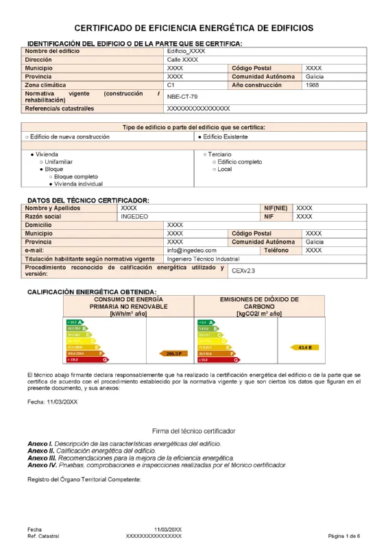 PDF Informe Técnico Certificado Eficiencia Energética y Etiqueta 01