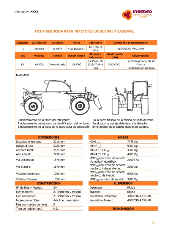 PDF Informe Técnico Ficha Reducida Particularizada Manipuladora Articulada